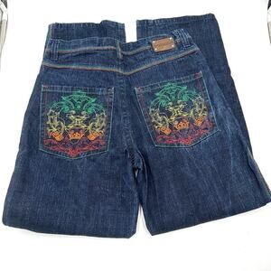 DODECA - VINTAGE - men's jeans - embroidered back pockets - SIZE 36/34